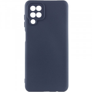 Чехол Silicone Cover Lakshmi Full Camera (AAA) для Samsung Galaxy M32 Темно-синий / Midnight blue