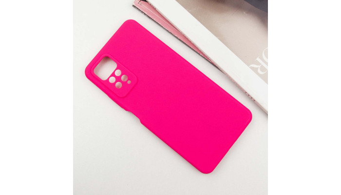 Чехол Silicone Cover Lakshmi Full Camera (AAA) для Xiaomi Redmi Note 11 Pro 4G/5G / 12 Pro 4G Розовый / Barbie pink - фото