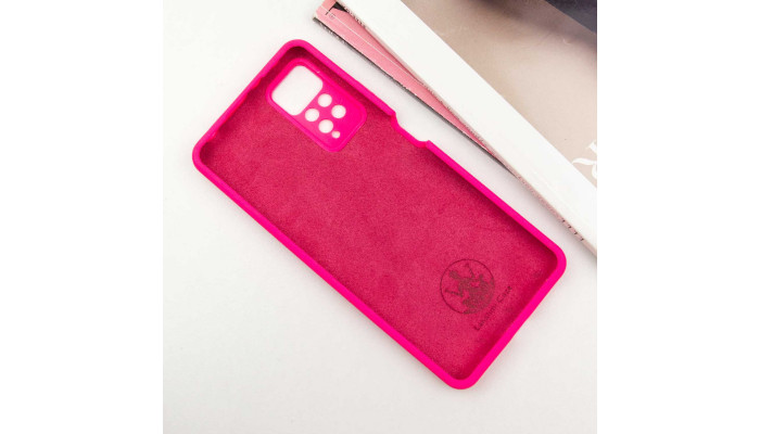 Чехол Silicone Cover Lakshmi Full Camera (AAA) для Xiaomi Redmi Note 11 Pro 4G/5G / 12 Pro 4G Розовый / Barbie pink - фото