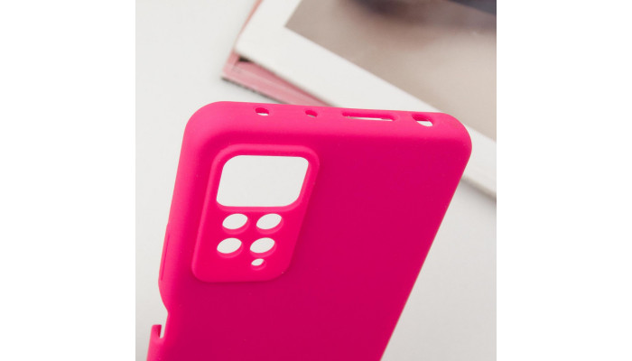 Чехол Silicone Cover Lakshmi Full Camera (AAA) для Xiaomi Redmi Note 11 Pro 4G/5G / 12 Pro 4G Розовый / Barbie pink - фото