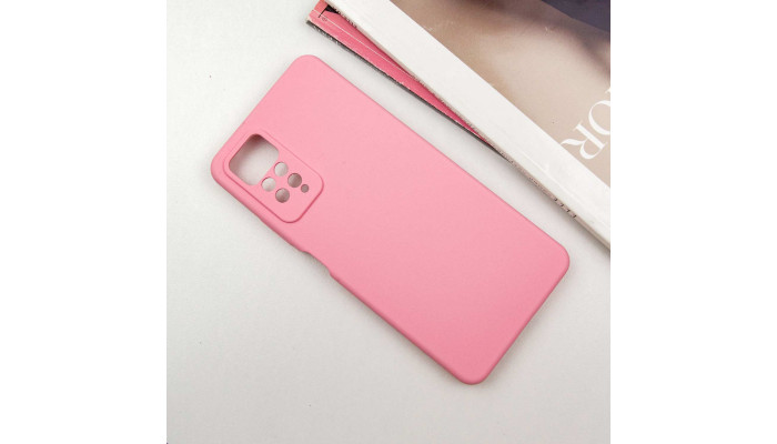 Чехол Silicone Cover Lakshmi Full Camera (AAA) для Xiaomi Redmi Note 11 Pro 4G/5G / 12 Pro 4G Розовый / Light pink - фото