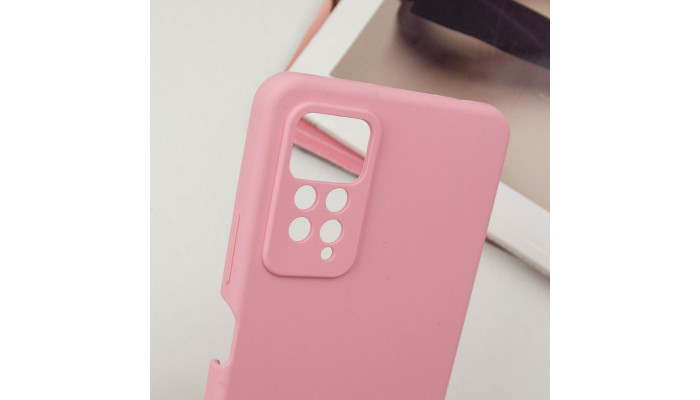 Чехол Silicone Cover Lakshmi Full Camera (AAA) для Xiaomi Redmi Note 11 Pro 4G/5G / 12 Pro 4G Розовый / Light pink - фото