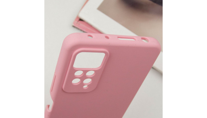 Чохол Silicone Cover Lakshmi Full Camera (AAA) для Xiaomi Redmi Note 11 Pro 4G/5G / 12 Pro 4G Рожевий / Light pink - фото