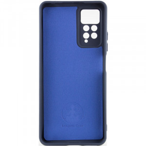 Чехол Silicone Cover Lakshmi Full Camera (AAA) для Xiaomi Redmi Note 11 Pro 4G/5G / 12 Pro 4G Темно-синий / Midnight blue