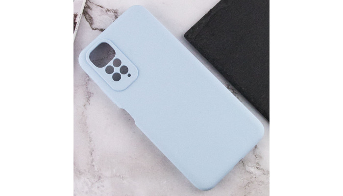 Чехол Silicone Cover Lakshmi Full Camera (AAA) для Xiaomi Redmi Note 11 (Global) / Note 11S Голубой / Sweet Blue - фото