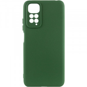 Чехол Silicone Cover Lakshmi Full Camera (AAA) для Xiaomi Redmi Note 11 (Global) / Note 11S Зеленый / Cyprus Green