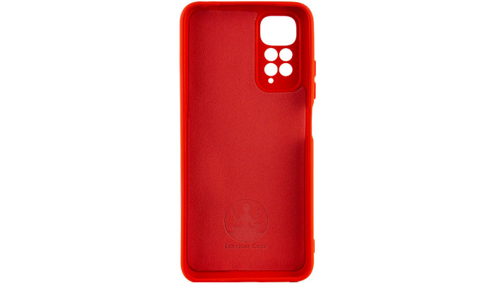 Чехол Silicone Cover Lakshmi Full Camera (AAA) для Xiaomi Redmi Note 11 (Global) / Note 11S Красный / Red - фото