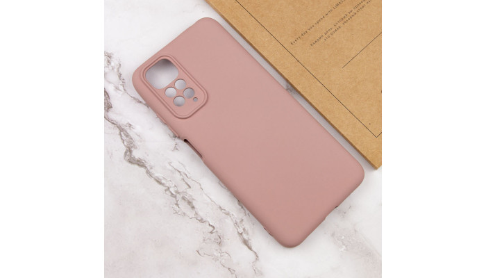 Чохол Silicone Cover Lakshmi Full Camera (AAA) для Xiaomi Redmi Note 11 (Global) / Note 11S Рожевий / Pink Sand - фото