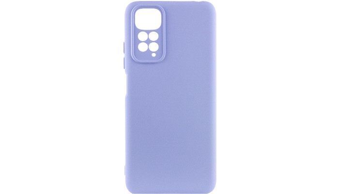 Чехол Silicone Cover Lakshmi Full Camera (AAA) для Xiaomi Redmi Note 11 (Global) / Note 11S Сиреневый / Dasheen - фото