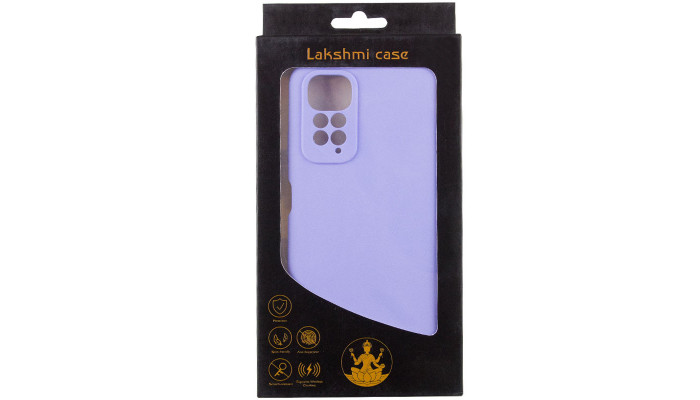 Чехол Silicone Cover Lakshmi Full Camera (AAA) для Xiaomi Redmi Note 11 (Global) / Note 11S Сиреневый / Dasheen - фото