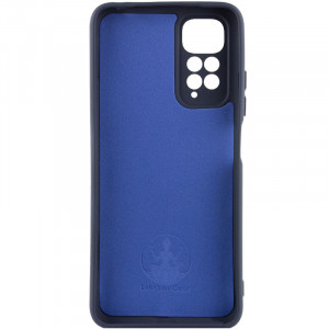 Чехол Silicone Cover Lakshmi Full Camera (AAA) для Xiaomi Redmi Note 11 (Global) / Note 11S Темно-синий / Midnight blue