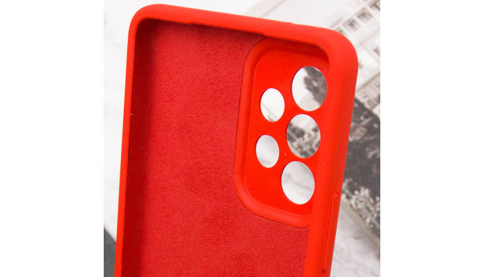 Чехол Silicone Cover Lakshmi Full Camera (AAA) для Samsung Galaxy A73 5G Красный / Red - фото