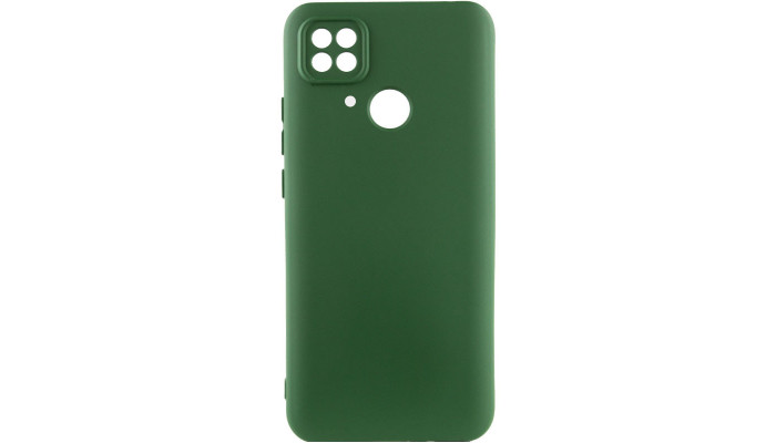 Чохол Silicone Cover Lakshmi Full Camera (AAA) для Xiaomi Redmi 10C Зелений / Cyprus Green - фото