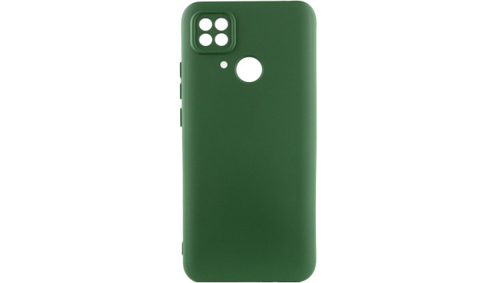 Чехол Silicone Cover Lakshmi Full Camera (AAA) для Xiaomi Redmi 10C Зеленый / Cyprus Green - фото