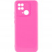 Чохол Silicone Cover Lakshmi Full Camera (AAA) для Xiaomi Redmi 10C Рожевий / Barbie pink