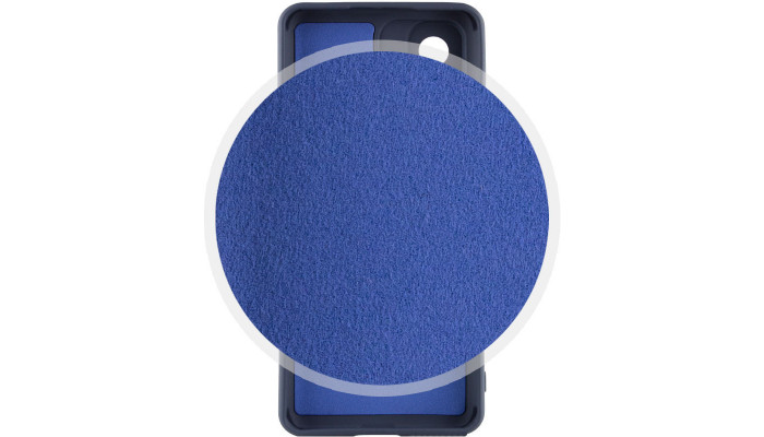 Чохол Silicone Cover Lakshmi Full Camera (AAA) для Xiaomi Redmi 10C Темно-синій / Midnight blue - фото
