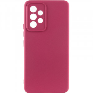 Чехол Silicone Cover Lakshmi Full Camera (AAA) для Samsung Galaxy A33 5G Бордовый / Plum