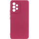 Чехол Silicone Cover Lakshmi Full Camera (AAA) для Samsung Galaxy A33 5G Бордовый / Plum - фото