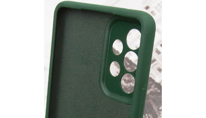Чехол Silicone Cover Lakshmi Full Camera (AAA) для Samsung Galaxy A33 5G Зеленый / Cyprus Green - фото