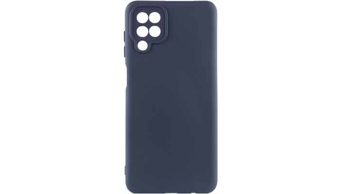 Чехол Silicone Cover Lakshmi Full Camera (AAA) для Samsung Galaxy M33 5G Темно-синий / Midnight blue - фото
