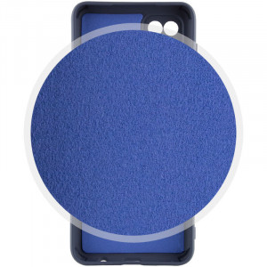 Чехол Silicone Cover Lakshmi Full Camera (AAA) для Samsung Galaxy M33 5G Темно-синий / Midnight blue