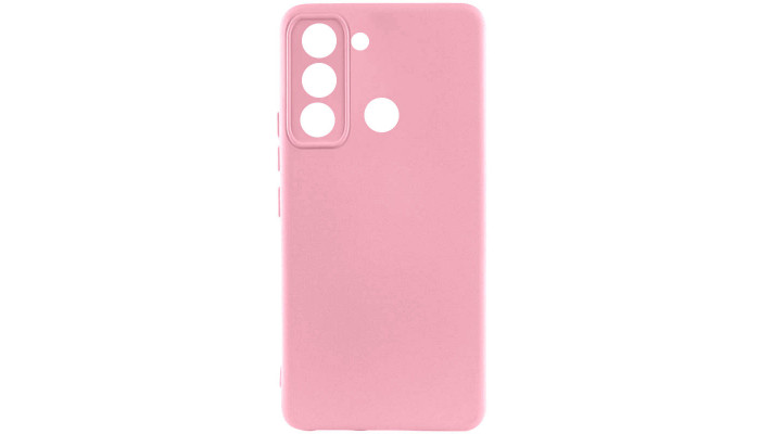 Чохол Silicone Cover Lakshmi Full Camera (AAA) для TECNO Spark 8C Рожевий / Light pink - фото