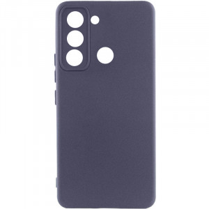 Чохол Silicone Cover Lakshmi Full Camera (AAA) для TECNO Spark 8C Сірий / Dark Gray