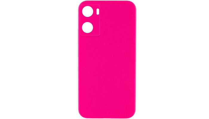 Чехол Silicone Cover Lakshmi Full Camera (AAA) для Oppo A57s / A77s Розовый / Barbie pink - фото