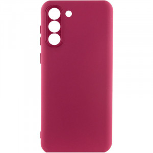 Чохол Silicone Cover Lakshmi Full Camera (AAA) для Samsung Galaxy S23 Бордовий / Plum