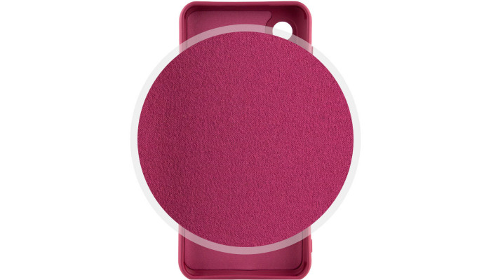 Чохол Silicone Cover Lakshmi Full Camera (AAA) для Samsung Galaxy S23 Бордовий / Plum - фото