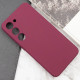 Чохол Silicone Cover Lakshmi Full Camera (AAA) для Samsung Galaxy S23 Бордовий / Plum - фото