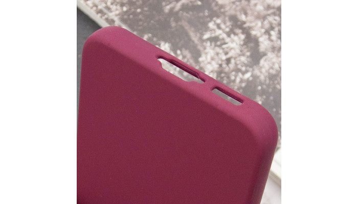 Чохол Silicone Cover Lakshmi Full Camera (AAA) для Samsung Galaxy S23 Бордовий / Plum - фото