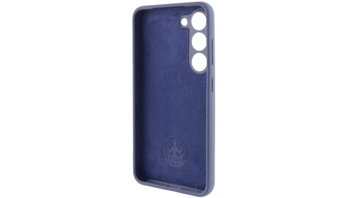 Чехол Silicone Cover Lakshmi Full Camera (AAA) для Samsung Galaxy S23 Темно-синий / Midnight blue - фото