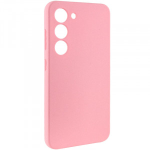 Чехол Silicone Cover Lakshmi Full Camera (AAA) для Samsung Galaxy S23+ Розовый / Light pink