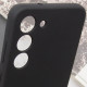 Чехол Silicone Cover Lakshmi Full Camera (AAA) для Samsung Galaxy S23+ Черный / Black - фото