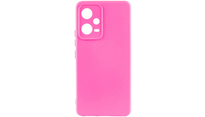 Чехол Silicone Cover Lakshmi Full Camera (AAA) для Xiaomi Poco X5 5G / Redmi Note 12 5G Розовый / Barbie pink - фото