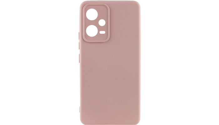 Чохол Silicone Cover Lakshmi Full Camera (AAA) для Xiaomi Poco X5 5G / Redmi Note 12 5G Рожевий / Pink Sand - фото