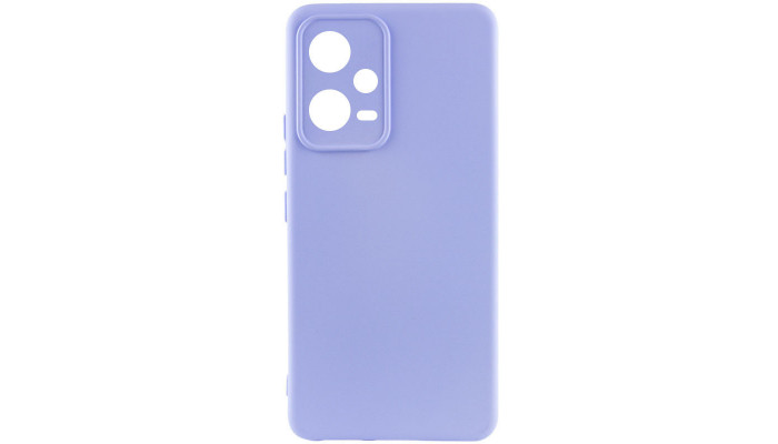 Чохол Silicone Cover Lakshmi Full Camera (AAA) для Xiaomi Poco X5 5G / Redmi Note 12 5G Бузковий / Dasheen - фото