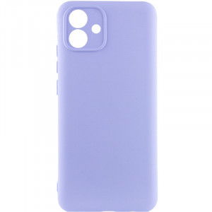 Чохол Silicone Cover Lakshmi Full Camera (AAA) для Samsung Galaxy A04e Бузковий / Dasheen