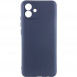 Чохол Silicone Cover Lakshmi Full Camera (AAA) для Samsung Galaxy A04e Темно-синій / Midnight blue