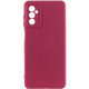 Чехол Silicone Cover Lakshmi Full Camera (AAA) для Samsung Galaxy A34 5G Бордовый / Plum - фото