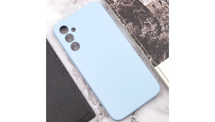 Чехол Silicone Cover Lakshmi Full Camera (AAA) для Samsung Galaxy A34 5G Голубой / Sweet Blue - фото