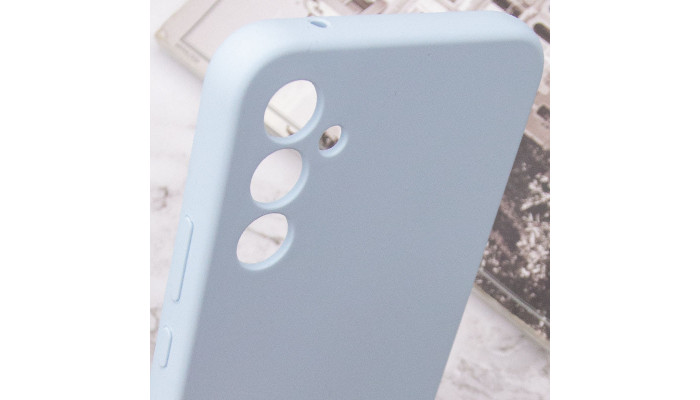 Чохол Silicone Cover Lakshmi Full Camera (AAA) для Samsung Galaxy A34 5G Блакитний / Sweet Blue - фото