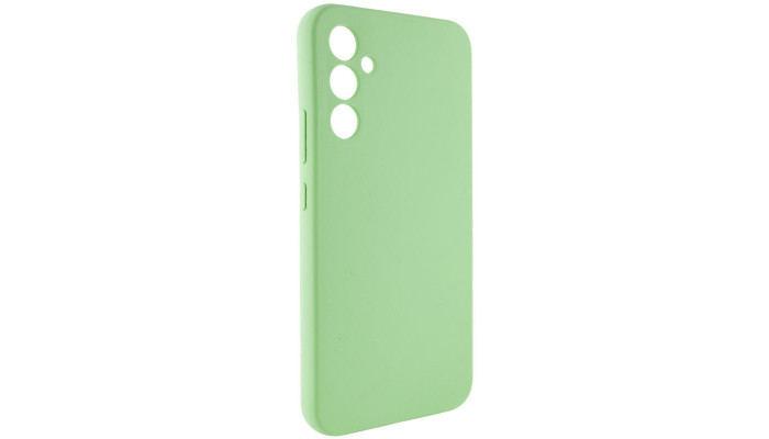 Чехол Silicone Cover Lakshmi Full Camera (AAA) для Samsung Galaxy A34 5G Мятный / Mint - фото