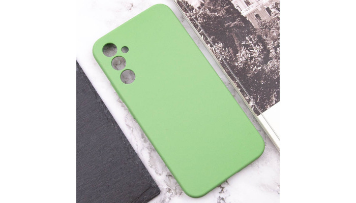 Чохол Silicone Cover Lakshmi Full Camera (AAA) для Samsung Galaxy A34 5G М'ятний / Mint - фото