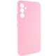 Чохол Silicone Cover Lakshmi Full Camera (AAA) для Samsung Galaxy A34 5G Рожевий / Light pink - фото