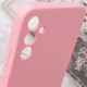 Чохол Silicone Cover Lakshmi Full Camera (AAA) для Samsung Galaxy A34 5G Рожевий / Light pink - фото