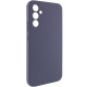 Чохол Silicone Cover Lakshmi Full Camera (AAA) для Samsung Galaxy A34 5G Сірий / Dark Gray - фото
