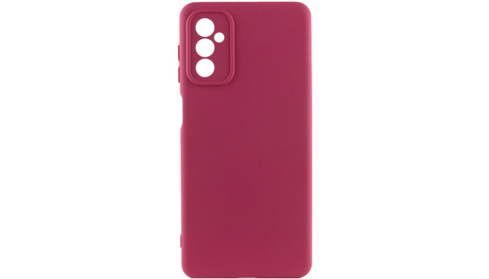 Чохол Silicone Cover Lakshmi Full Camera (AAA) для Samsung Galaxy A14 4G/5G Бордовий / Plum - фото