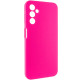 Чехол Silicone Cover Lakshmi Full Camera (AAA) для Samsung Galaxy A14 4G/5G Розовый / Barbie pink - фото